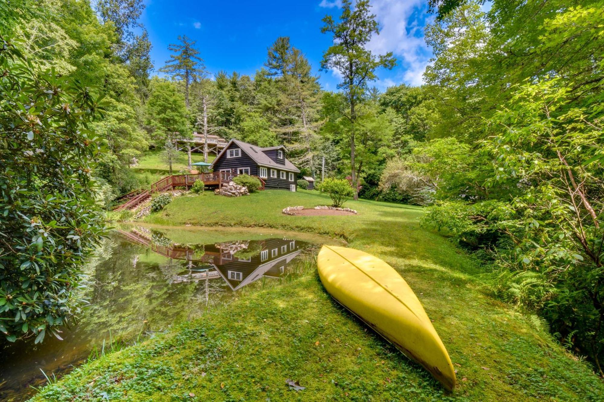 Enchanting Highlands Cottage With Pond And Falls! Kültér fotó