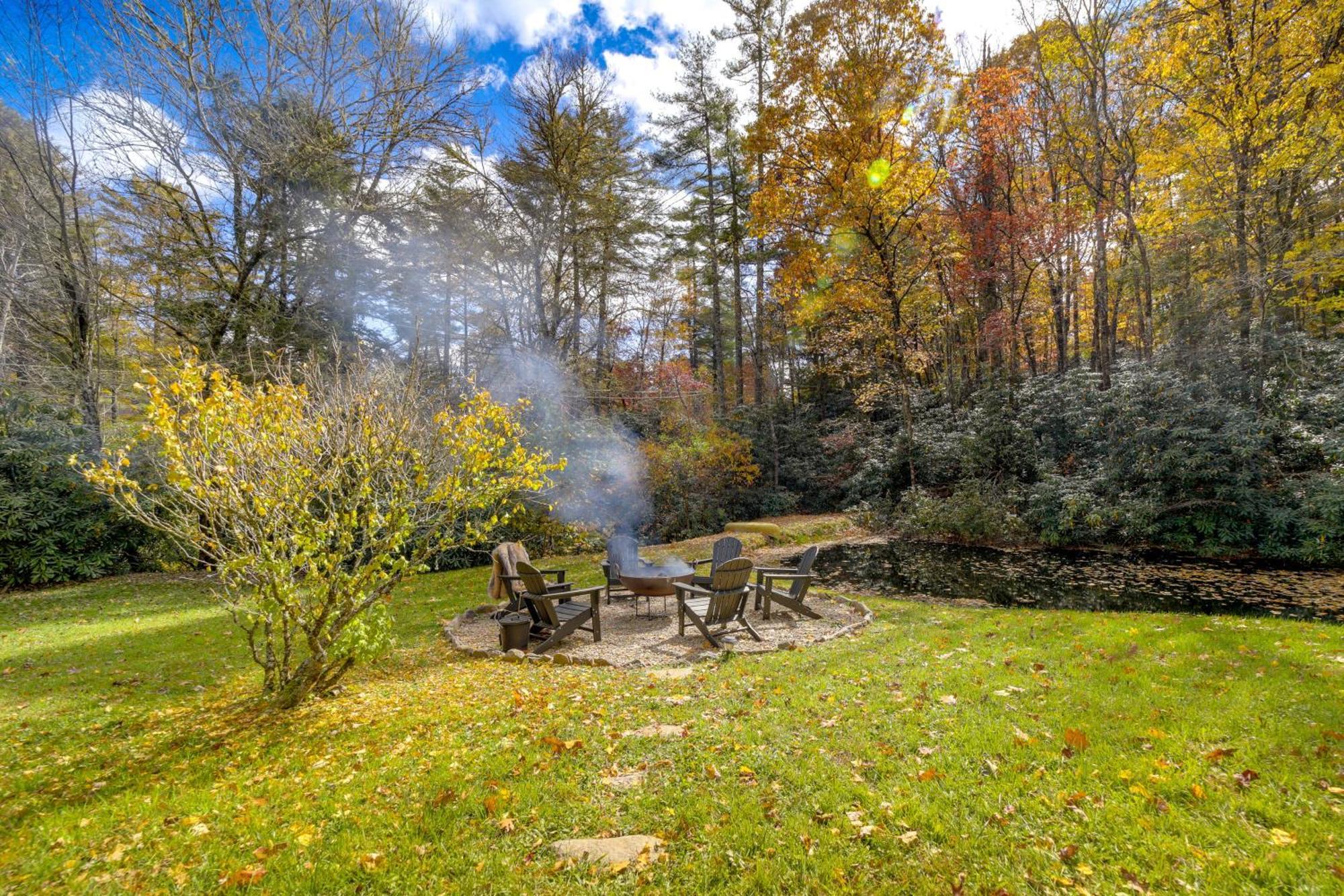 Enchanting Highlands Cottage With Pond And Falls! Kültér fotó